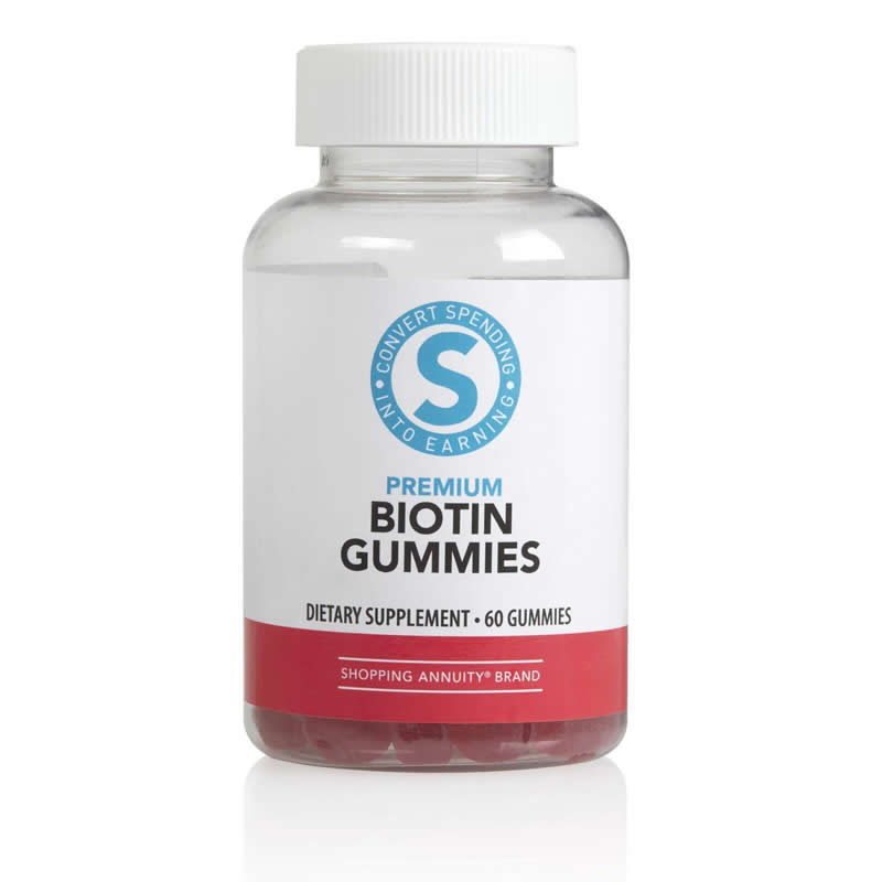 Shopping Annuity Brand Premium Biotin Gummies