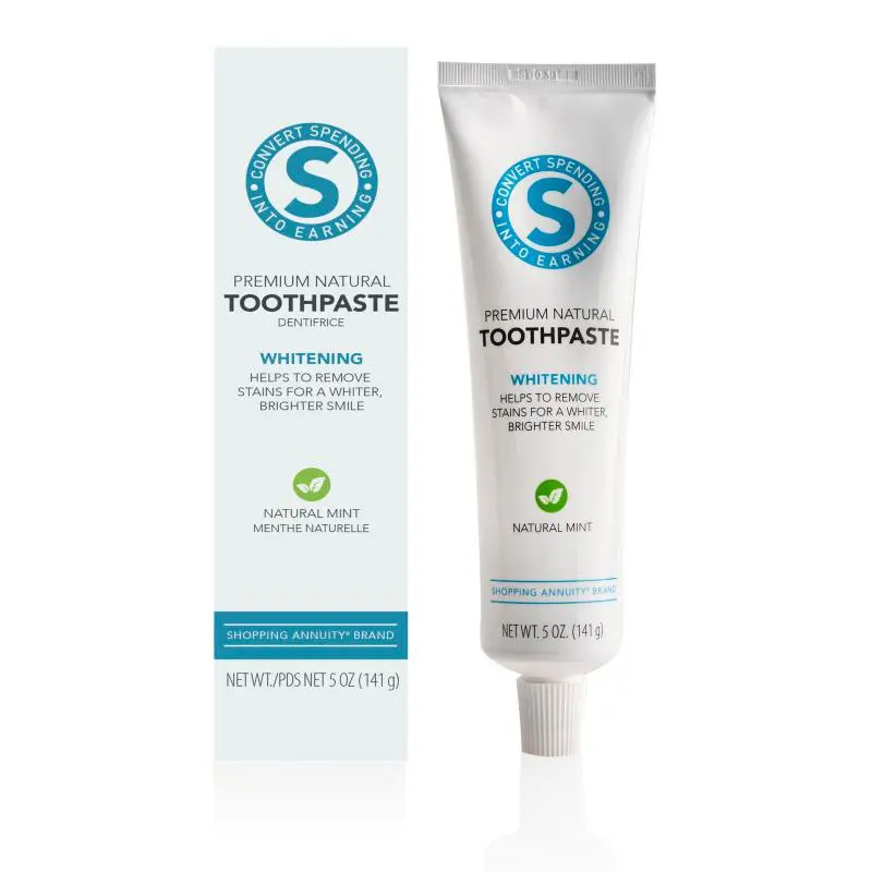 Purchase Shopping Annuity Brand Premium Natural Toothpaste