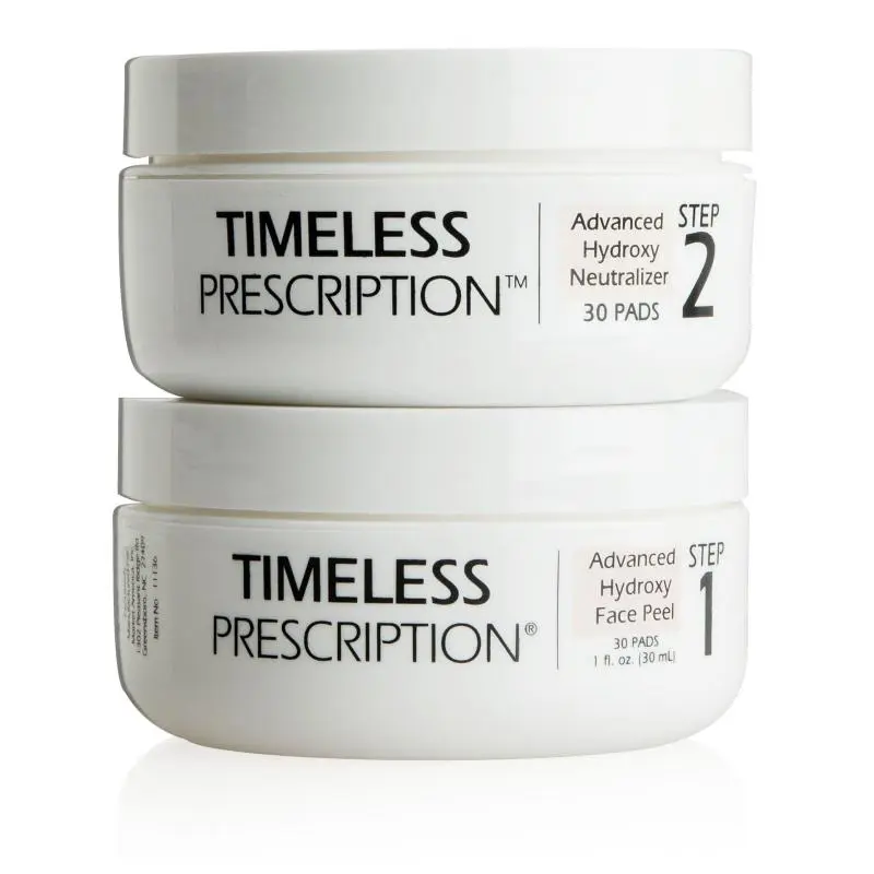 Timeless Prescription Advanced Hydroxy Face Peel and Neutralizer